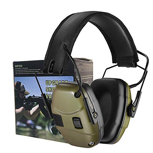 Electronic Shooting Earmuff for Impact Sport, Sound Amplification ...