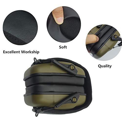 GUCHO 34 dB NRR Noise Reduction Safety Shooting Ear Muffs,Shooters...