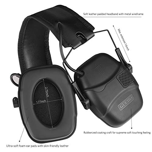 GUCHO Electronic Shooting Earmuff for Impact Sport, Sound Amplific...