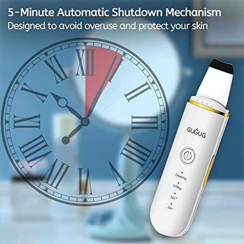 GUGUG Skin Scrubber Face Spatula, Skin Spatula Pore Cleaner Blackh...