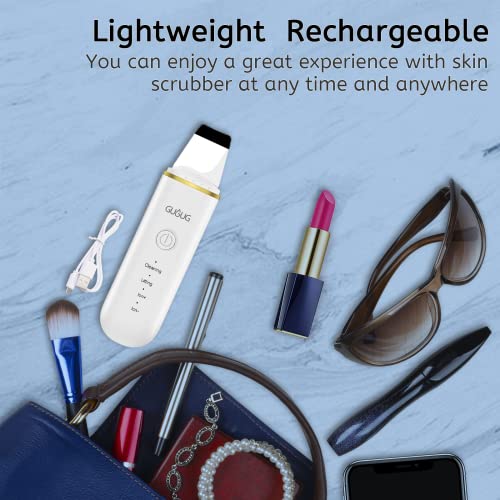 GUGUG Skin Scrubber Face Spatula, Skin Spatula Pore Cleaner Blackh...