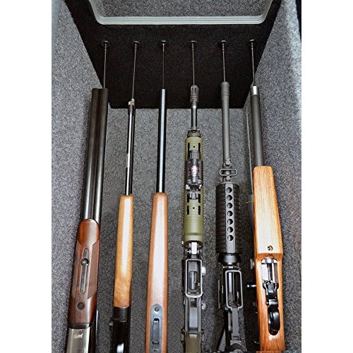 Storage Solutions Rifle Shot Safe Rod Organizer Plastic Hoo...