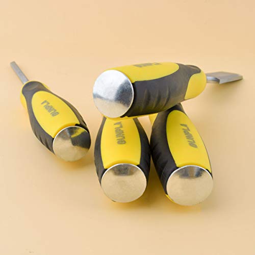 pla Premium Wood Chisel Set for Woodworking, Carving, Soft Grip...