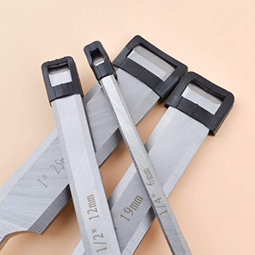 pla Premium Wood Chisel Set for Woodworking, Carving, Soft Grip...