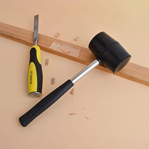 pla Rubber Mallet - 8 oz Anti-Slip Stainless Steel Tube Rubber ...