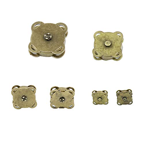 ADIYFrame 32pcs Magnetic Buttons Snap 18mm 14mm Coin Purse Fastene...