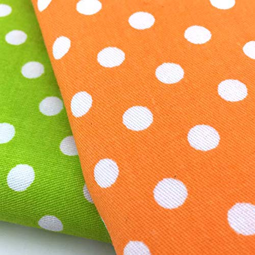 Guofa 160×50cm/62.99×19.69inch Quilting Fabric Lovely Polka Dot Pa...