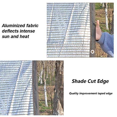 Garden Sun Shading Net 75-80% Reflective Aluminum Foil Insulation ...