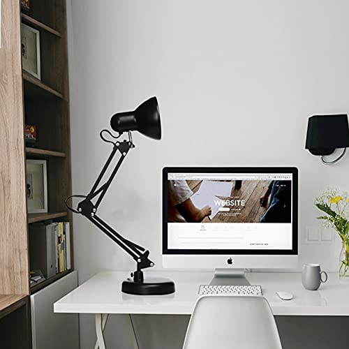 Gupuzm Led Desk Lamp with Clamp - Swing Arm Desk Lamp with 1 LED C...