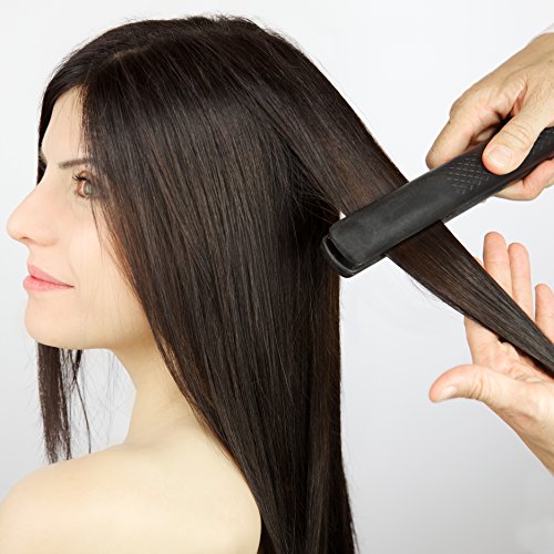Gurin Ceramic Tourmaline Flat Iron Hair Straightener, 1.25 inch wi...