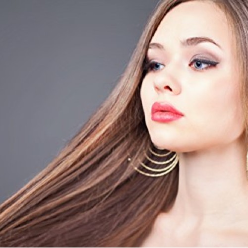 Gurin Ceramic Tourmaline Flat Iron Hair Straightener, 1.25 inch wi...