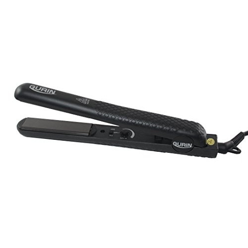Gurin Ceramic Tourmaline Flat Iron Hair Straightener, 1.25 inch wi...