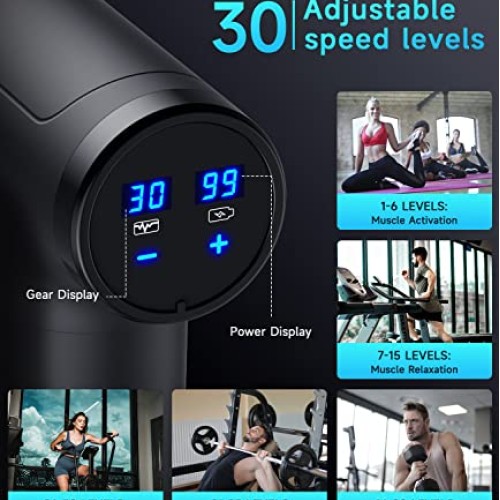 Gvber Massage Gun Deep Tissue- Mothers Day Gifts, Mini Massage Gun...