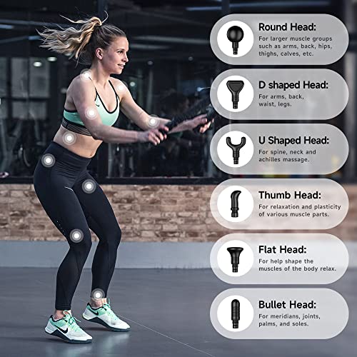 Gvber Massage Gun Deep Tissue- Mothers Day Gifts, Mini Massage Gun...