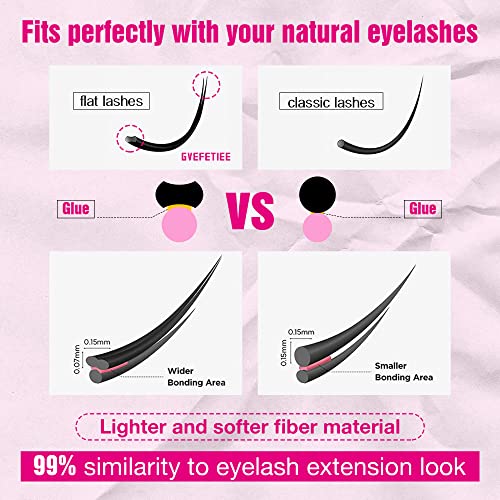 Mink Lashes Natural Look Wispy False Eyelashes Fluffy Flat Lashes ...