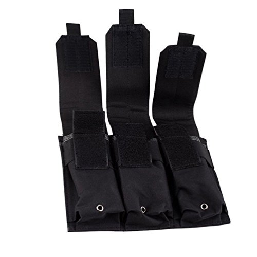GVN Tactical Triple Mag Pouch, PALS MOLLE AR M4 5.56/.223 Triple M...