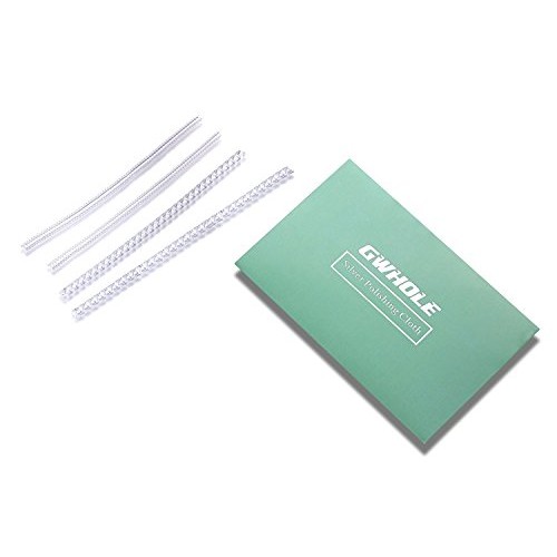 GWHOLE Ring Size Adjuster with Silver Polishing Cloth,Set of 4 2m...