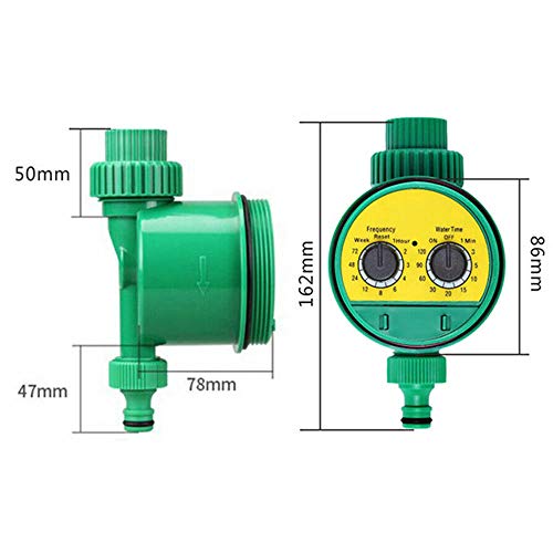 GWOKWAI Irrigation System with Digital Timer, 82ft Automatic Garde...