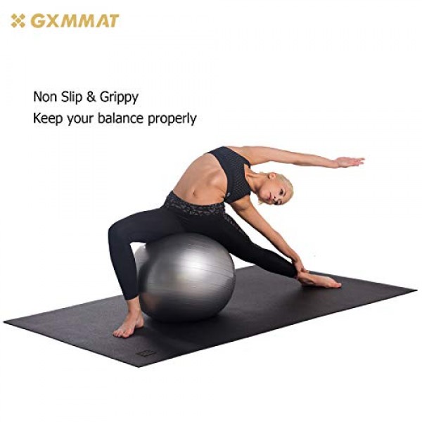 Gxmmat Large Yoga Mat 72x 486x4 x 7mm for Pilates Stretching...