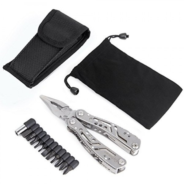 Stainless Steel Multitool, Multitools Kits with Can Opener, Foldin...