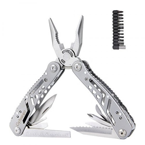 Stainless Steel Multitool, Multitools Kits with Can Opener, Foldin...