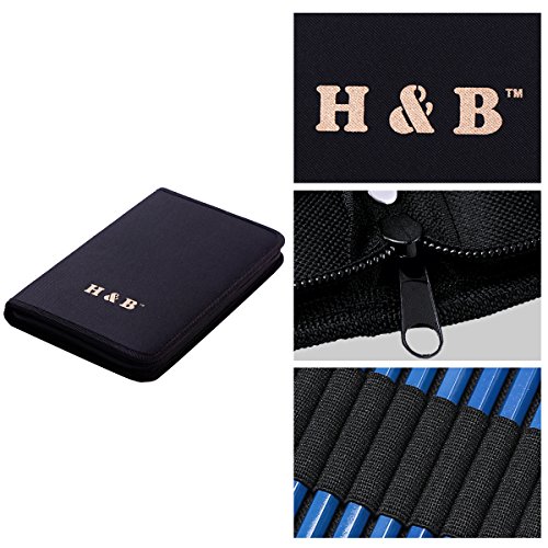 H & B Sketching Pencils Set, 40-Piece Drawing Pencils and Sketch K...