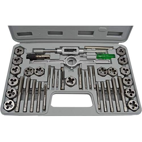 H.C Tap and Die Set 40-Piece- SAE inch size tap and die sets Threa...