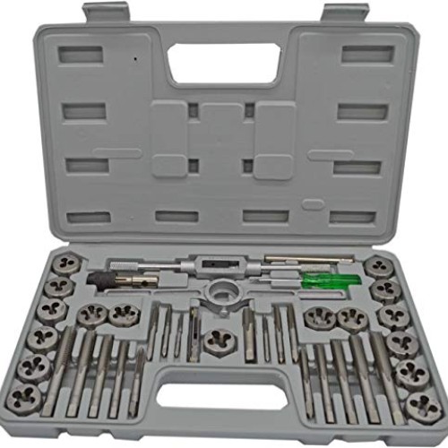 H.C Tap and Die Set 40-Piece- SAE inch size tap and die sets Threa...