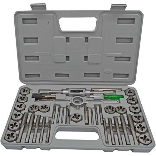 H.C Tap and Die Set 40-Piece- SAE inch size tap and die sets Threa...