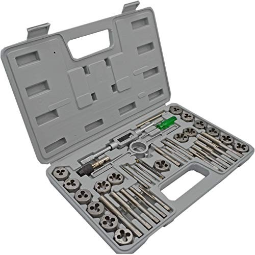H.C Tap and Die Set 40-Piece- SAE inch size tap and die sets Threa...