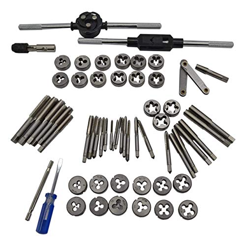 H.C Tap and Die Set 60-Piece internal and external Threaded Tool