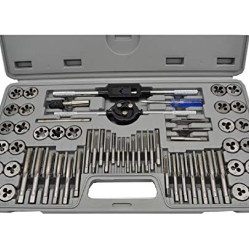 H.C Tap and Die Set 60-Piece internal and external Threaded Tool