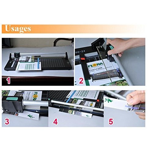 US Stock - 24 Inch Manual Precision Rotary Paper Trimmer, Sharp Ph...