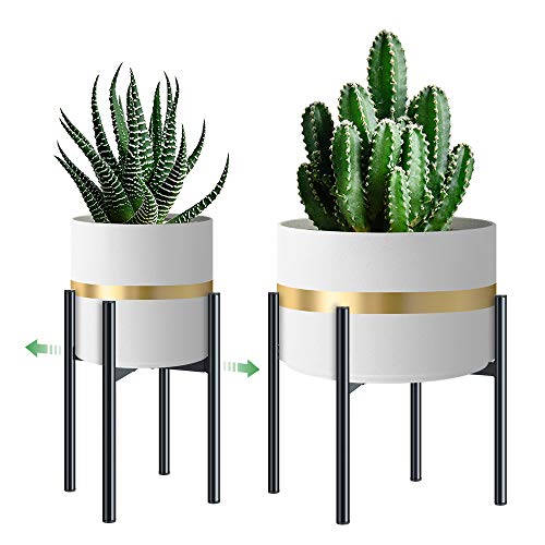 Adjustable Plant Stand, Metal Plant Stand Indoor Fits for Width 8-...