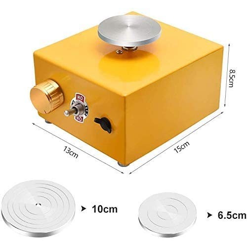 with 2 Mini Turntable Pottery Wheel Machine, Electric Pottery Whee...