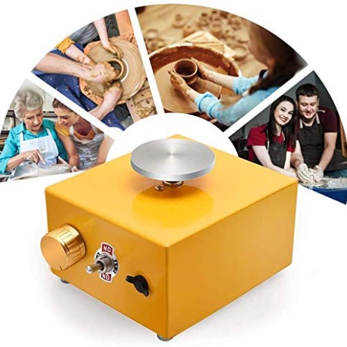 with 2 Mini Turntable Pottery Wheel Machine, Electric Pottery Whee...