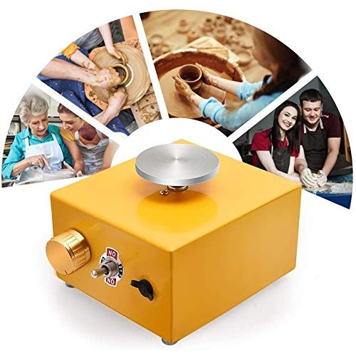 with 2 Mini Turntable Pottery Wheel Machine, Electric Pottery Whee...