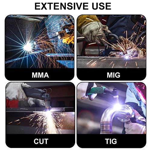 HZXVOGEN Welding Helmet True Color Solar Powered Auto Darkening Ho...