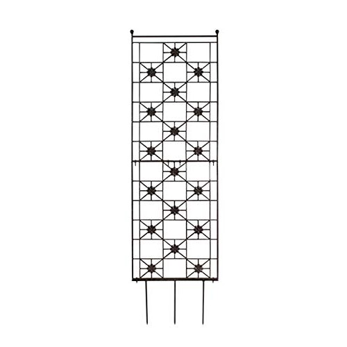 H Potter 5.5 Foot Tall Garden Flower Trellis Wrought Iron Heavy Sc...