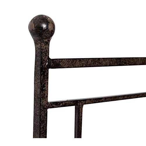 H Potter 5.5 Foot Tall Garden Flower Trellis Wrought Iron Heavy Sc...