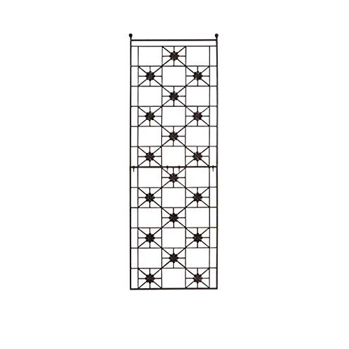 H Potter 5.5 Foot Tall Garden Flower Trellis Wrought Iron Heavy Sc...