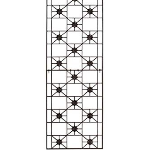 H Potter 5.5 Foot Tall Garden Flower Trellis Wrought Iron Heavy Sc...