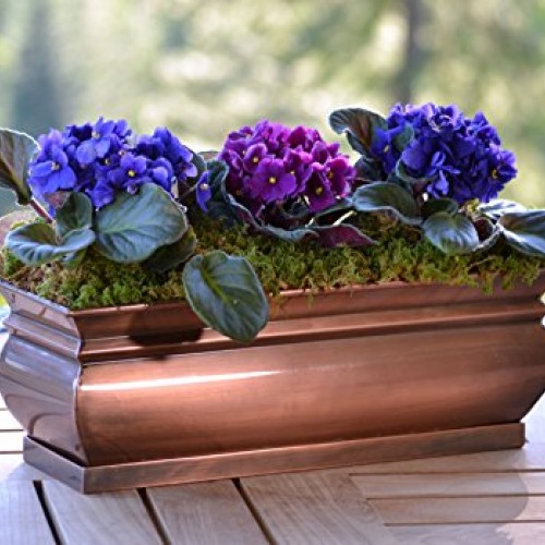 H Potter Herb Planter Pots Succulent Window Box Rectangular Indoor...
