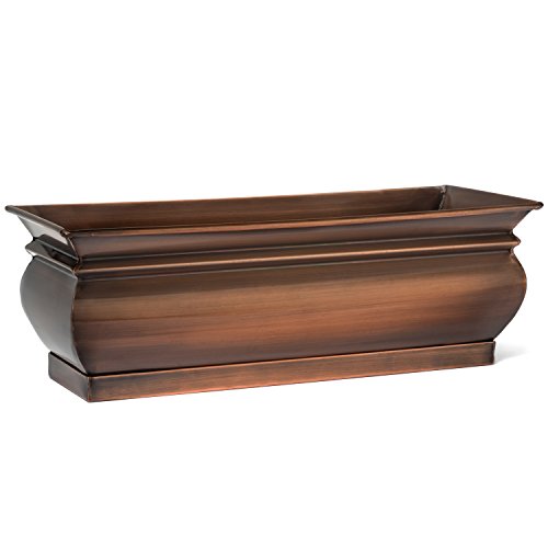 H Potter Herb Planter Pots Succulent Window Box Rectangular Indoor...