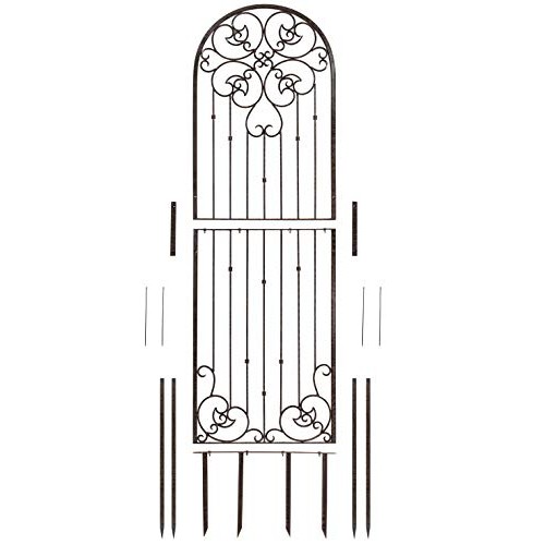 H Potter Outdoor Metal Wall Art Decor or Trellis for Climbing Plan...