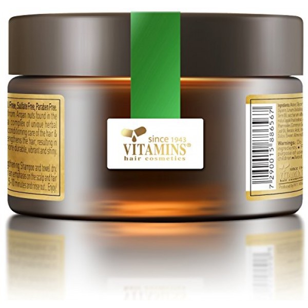Vitamins Hair Strengthening Mask Deep Conditioner - Thin Fine Hair...