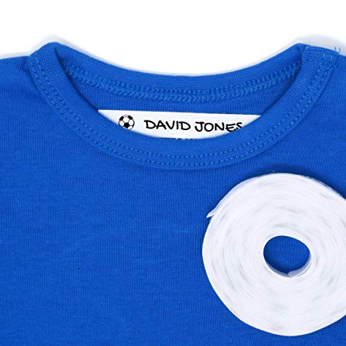 100 Personalized Iron-on Fabric Labels to Mark Your Clothes with I...