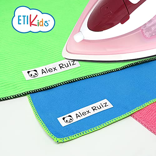 100 Personalized Iron-on Fabric Labels to Mark Your Clothes with I...