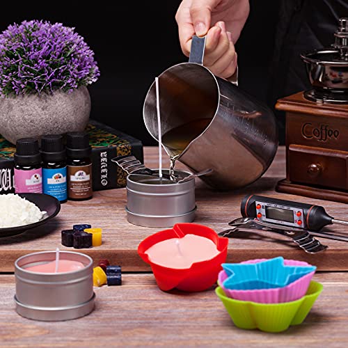 HABFHN Candle Making Kit, Scented Candles, Soy Wax and Accessory D...