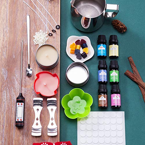 HABFHN Candle Making Kit, Scented Candles, Soy Wax and Accessory D...